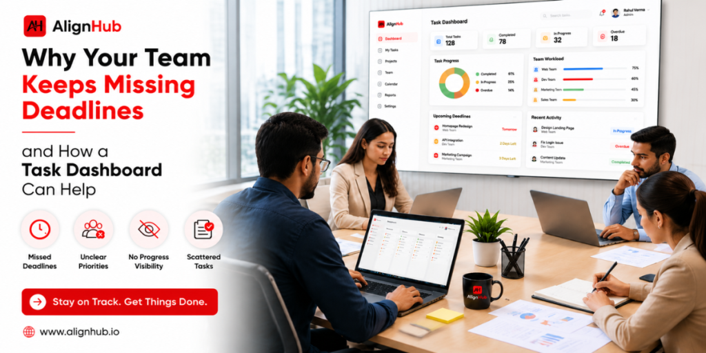 Why Your Team Keeps Missing Deadlines and How a Task Dashboard Can Help