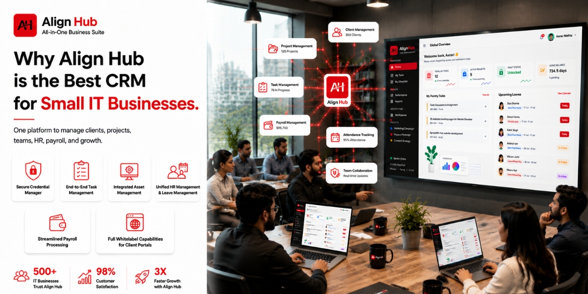 Why Align Hub is the Best CRM for Small IT Businesses